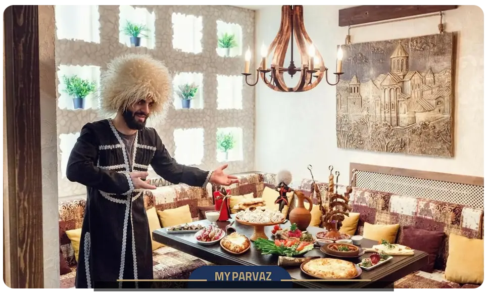 دعوت به خانه توسط گرجی ها